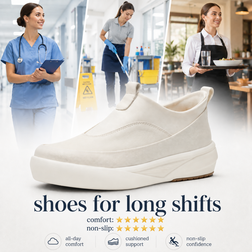 Slip Resistant Work Shoes for Women and Men