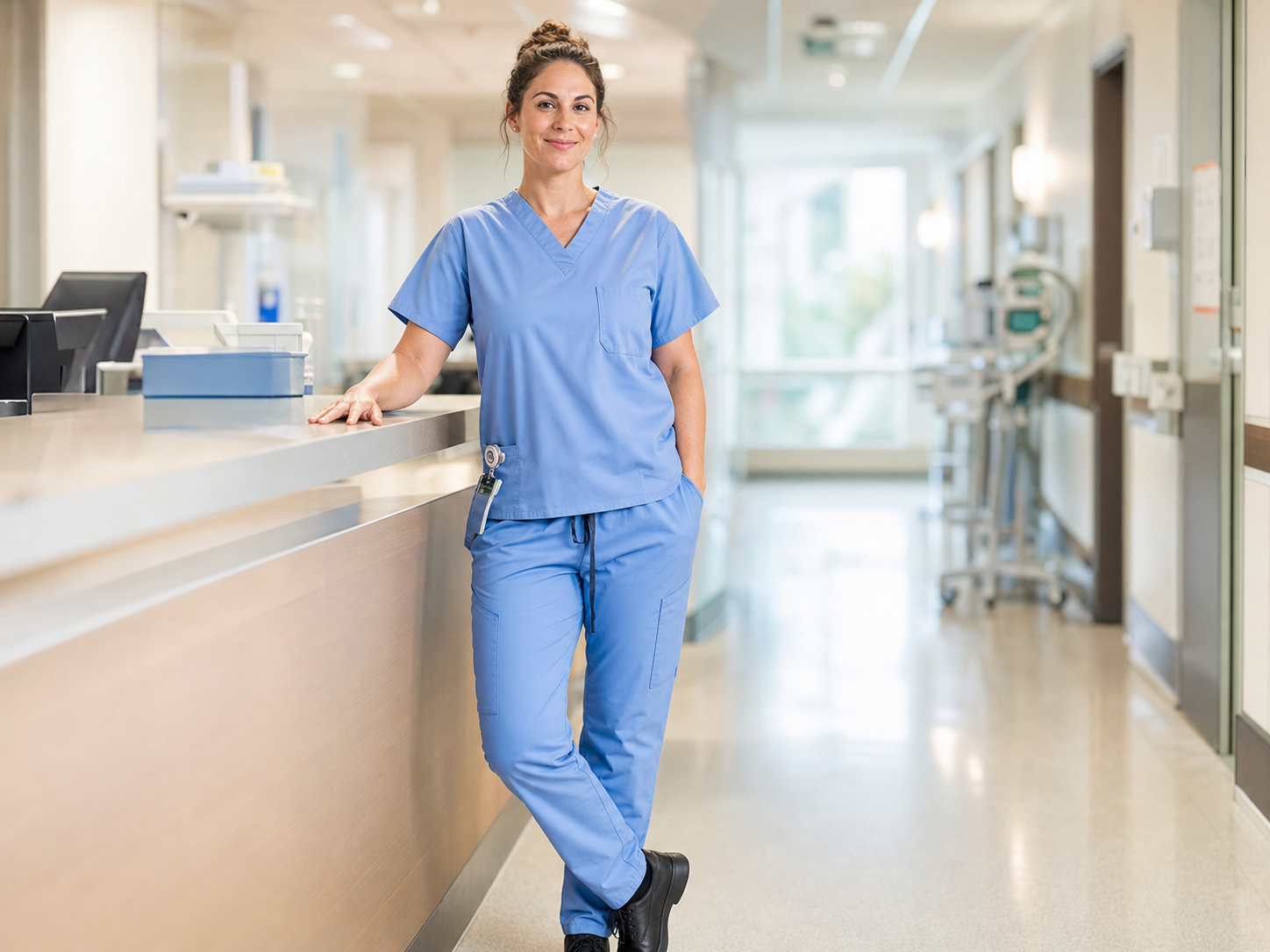 Maya Chen, ICU Nurse, recommending Hiwell work shoes